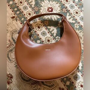 Fossil Brown Leather Hobo Bag